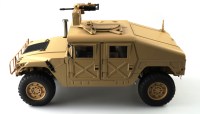 U.S. Militaire Truck 4x4 schaal 1 op 10 RTR Zandkleurig